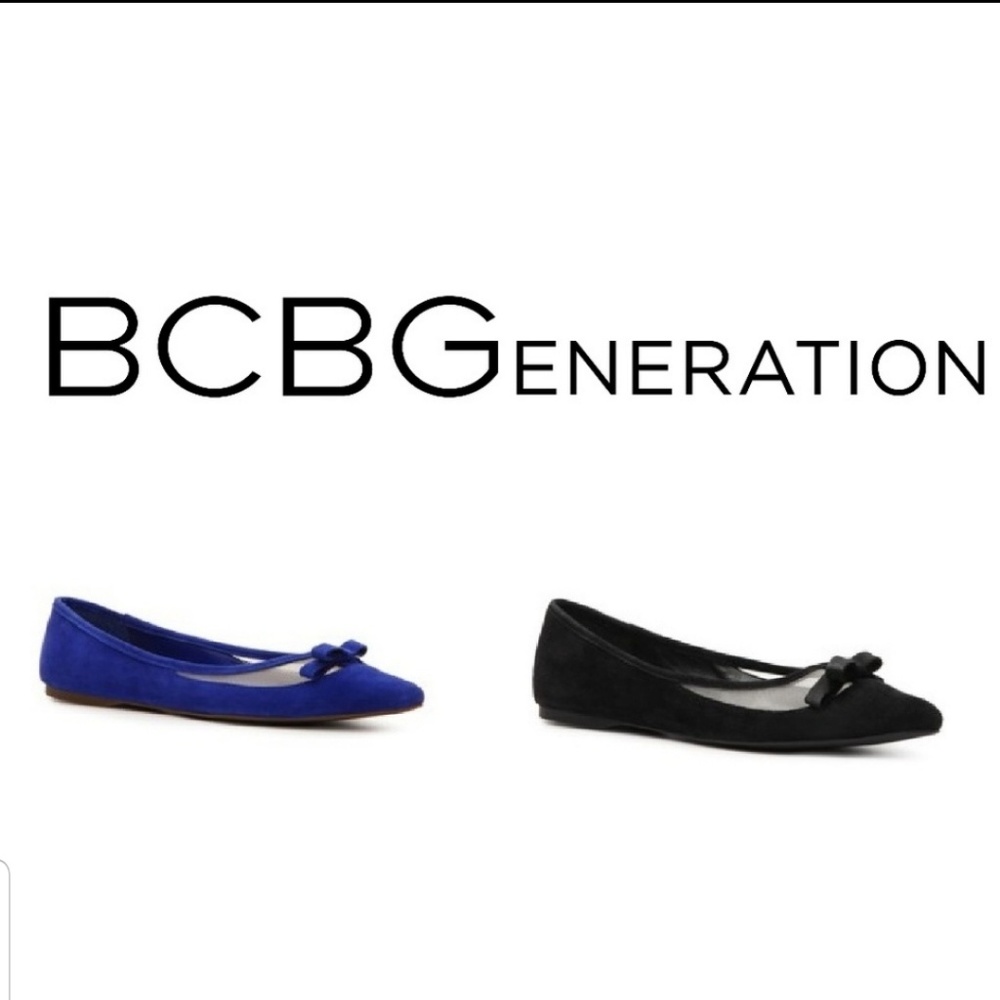 NIB<BCBG Paris> 👠 Zarine Black Suede Flats - Picture 7 of 8